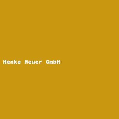 Hersteller: Henke Heuer GmbH