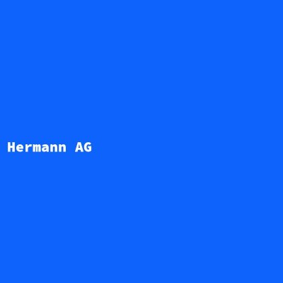 Hersteller: Hermann AG